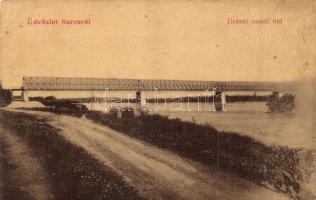 Barcs, Drávai vasúti híd. W. L. 142.