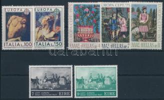 Europa CEPT motívum 1974-1975 12 db klf sor Europa CEPT 1974-1975 12 diff set