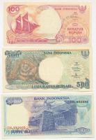 Indonézia 1992. 100R + 500R + 1000R T:I Indonesia 1992. 100 Rupiah + 500 Rupiah + 1000 Rupiah C:UNC