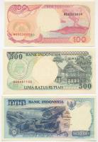 Indonézia 1992. 100R + 500R + 1000R T:I
Indonesia 1992. 100 Rupiah + 500 Rupiah + 1000 Rupiah C:UNC