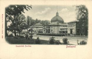 Budapest XIV. Városliget, Székesfővárosi pavilon, vendéglő, étterem