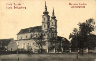Sasvár, Sastín, Mária Sasvár, Maria-Schlossberg; Búcsújáró templom. W. L. Bp. 5684. / Wahlfahrtskirche / pilgrimage church (EB)