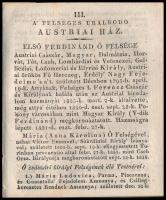 1842 Erdélyi kalendárium 1842-ik esztendőre. Új és Ó kalendráiom krisztus urunk születése után 1842-...