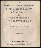 1842 Erdélyi kalendárium 1842-ik esztendőre. Új és Ó kalendráiom krisztus urunk születése után 1842-...