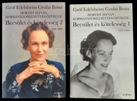 Edelsheim Gyulai Ilona: Becsület és kötelesség. 1-2. köt. Bp., 2001, Európa. Kiadói papírkötés, jó állapotban.