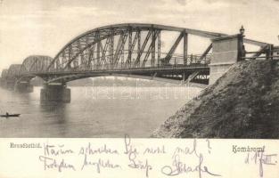 Komárom, Komárno; Erzsébet híd. E. D. Pannonia 53. sz. / bridge (EK)