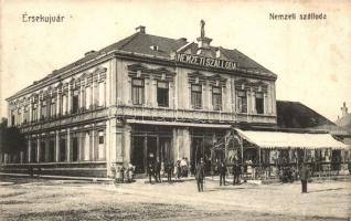 Érsekújvár, Nové Zámky; Nemzeti szálloda, Nemzeti kávéház. Adler József 448. / hotel, café (EB)