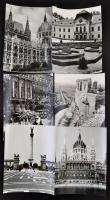 cca 1970 Budapest és Magyarország  16 db nagyméretű jól komponált, igényes fotó, hidak, műemlékek, é...