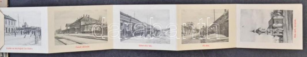 Párkány, Stúrovó; Kilátás az Esztergomi bazilikára, Nagy és Szabó, Steiner Mór üzlete. leporelló, be...