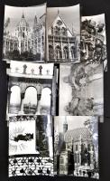 cca 1970 Budapest 24 db nagyméretű jól komponált, igényes fotó, hidak, műemlékek, életképek, 30x24 c...