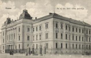 Kassa, Kosice; Az új kir. ítélőtábla palotája / new high court palace (EK)