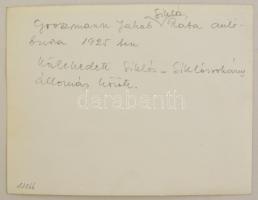 1925 Siklós - Siklósvokány között közlekedő Rába autóbusz, utólagos előhívás, hátoldalon feliratozva...