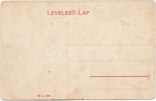 Perbenyik, Pribenik; Gróf Majláth József kastély, park. W. L. 2481. / castle, park (EK)