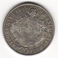 Ungarn, 1845B, 20 Kreuzer, Silber, K.M.422, Erh.: vz -/kiváló -