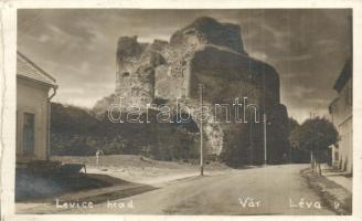 1928 Léva, levice; vár / Hrad / castle, photo