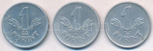 1946. 1Ft Al "Kossuth-címer" + 1949-1950. 1Ft Al "Rákosi-címer" (2xklf) T:2,2-