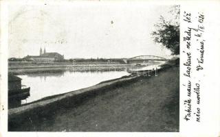 Komárom, Komárnó; kikötő, híd / Prístav / port, bridge (EK)