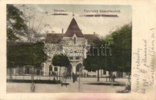 Kisszeben, Sabinov; városháza. Balucha Mátyás kantinos kiadása / Stadthaus / town hall (fl)