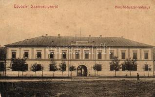 Szamosújvár, Gherla; Honvéd huszár laktanya. No. 420. / K.u.K. military hussar barracks (EK)