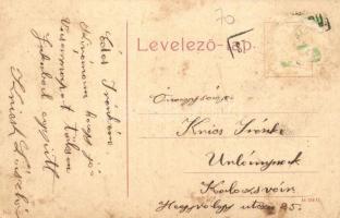 Szamosújvár, Gherla; Honvéd huszár laktanya. No. 420. / K.u.K. military hussar barracks (EK)