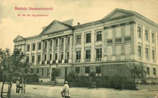 Szamosújvár, Gherla; M. kir. állami főgimnázium. W. L. 1871. / grammar school (EK)