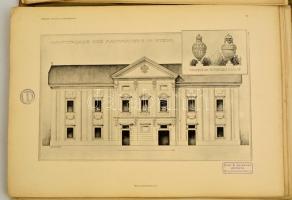 cca 1880 Wiener Barockpaläste von L. Hildebrand, D. Martinelli. Supplement: Das K. K. Belvedere. Wie...