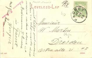 Facset, Facsád, Faget; Kir. Járásbíróság. W. L. 1417. Klein Dávid kiadása / district court (EB)