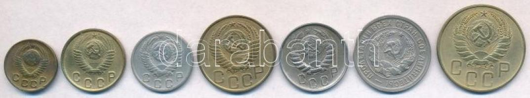 Szovjetunió 1932-1952. 1k-20k (7xklf) T:1-,2,2- ph.
Soviet Union 1932-1952. 1 Kopek - 20 Kopeks (7x...