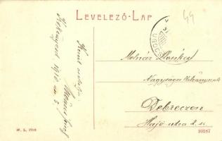 Halmi, Halmeu; Fő tér. W. L. 1700. / main square (EK)