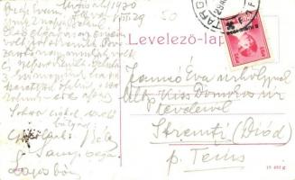 Marosújvár, Ocna Mures; Gróf Teleki kastély. W. L. 1607. (?) / castle (fa)