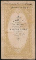 cca 1860 Kimnach Vilmos (1824-1874) építész gyermekei, vizitkártya méretű fotó Alkér Ede budavári mű...