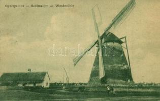 Gyertyámos, Gertianosch, Gertiamos, Carpinis; Szélmalom. W. L. 1396. / Windmühle / windmill