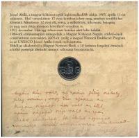 2005. 1Ft-100Ft (7xklf) forgalmi sor szettben + 2005. 10Ft "József Attila" T:BU 
Adamo FO...