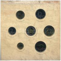 2005. 1Ft-100Ft (7xklf) forgalmi sor szettben + 2005. 10Ft "József Attila" T:BU 
Adamo FO...