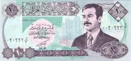 Irak 1990. 25D, 50D T:I + 1992-93. 1/4D, 1/2D, 1D, 5D, 10D teljes sor! T:I