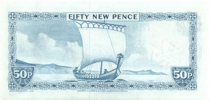 Man sziget 1972. 50p Sign.3 T:I