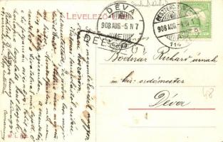 Bethlen, Beclean; Piac tér, Bárány Bálint, Kalasi István, Deák Albert, Szőcs Zsigmond üzlete. W. L. ...