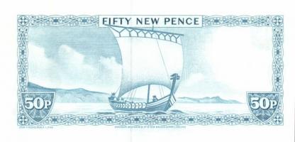 Man sziget 1979. 50p Sign.5 T:I