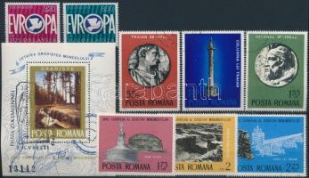 Europe 6 diff set + 1 block + 2 minishete + 7 values Europa motívum 6 db klf sor + 1 blokk + 2 kisív...