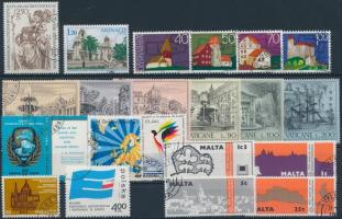 Europe 6 diff set + 1 block + 2 minishete + 7 values Europa motívum 6 db klf sor + 1 blokk + 2 kisív...