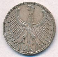 NSZK 1958G 5M Ag T:2
FRG 1958G 5 Mark Ag C:XF