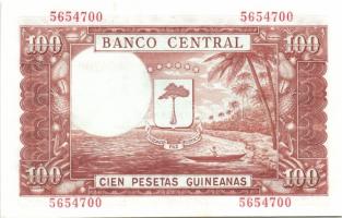 Egyenlítői Guinea 1969. 100PG, 500PG, 1000PG teljes sor! T:I