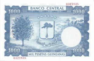 Egyenlítői Guinea 1969. 100PG, 500PG, 1000PG teljes sor! T:I