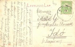 Balázsfalva, Blasendorf, Blaj; Templom utca. W. L. 1855. / Strada bisericii / Kirchengasse / Church ...