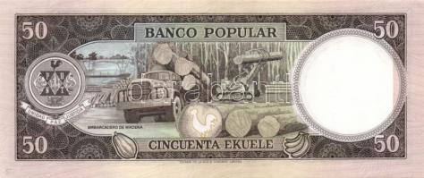 Egyenlítői Guinea 1975. 25E, 50E, 100E, 500E egy kivételével teljes sor (1. kiadás) T:I