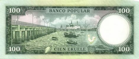 Egyenlítői Guinea 1975. 25E, 50E, 100E, 500E egy kivételével teljes sor (1. kiadás) T:I