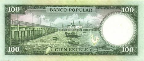 Egyenlítői Guinea 1975. 25E, 50E, 100E, 500E, 1000E teljes sor! (2. kiadás) T:I