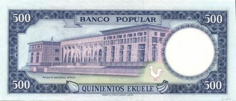 Egyenlítői Guinea 1975. 25E, 50E, 100E, 500E, 1000E teljes sor! (2. kiadás) T:I