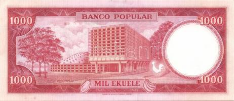 Egyenlítői Guinea 1975. 25E, 50E, 100E, 500E, 1000E teljes sor! (2. kiadás) T:I