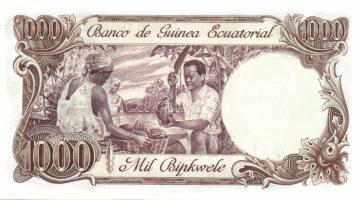 Egyenlítői Guinea 1979. 100B, 500B, 1000B, 5000B teljes sor! T:I